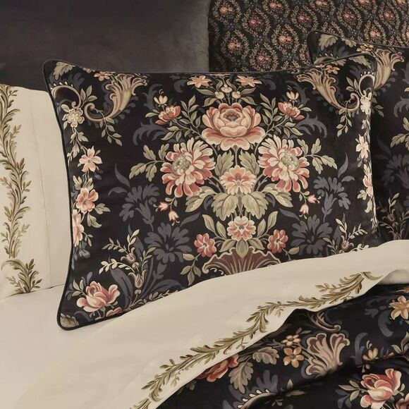 J Queen New York Chanticleer 4-Piece Comforter Set Queen Multicolor - NWT $670 - Picture 2 of 4